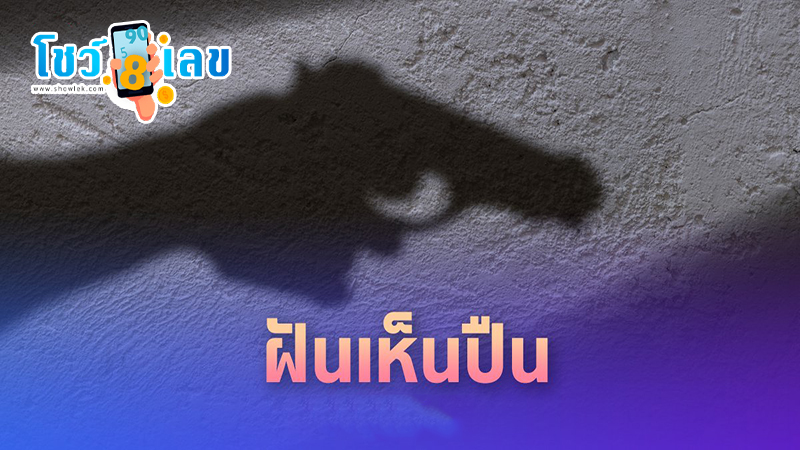 ฝันเห็นปืน-"Dreamed of holding a pistol"