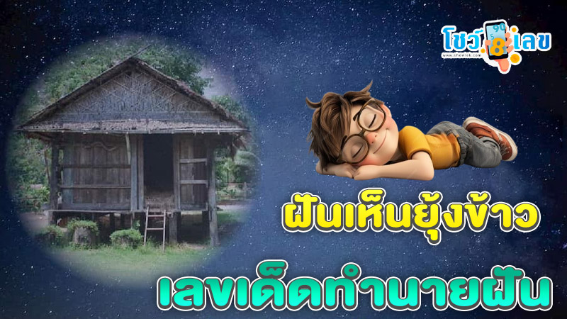 ฝันว่าข้าวเต็มยุ้ง-"Dreaming that the barn is full of rice"