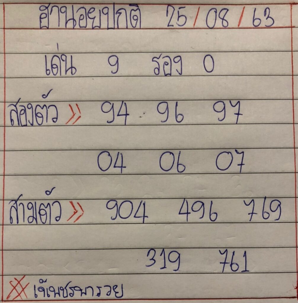 ฮานอยปกติเจ๊เพชร 25 ส.ค. 63