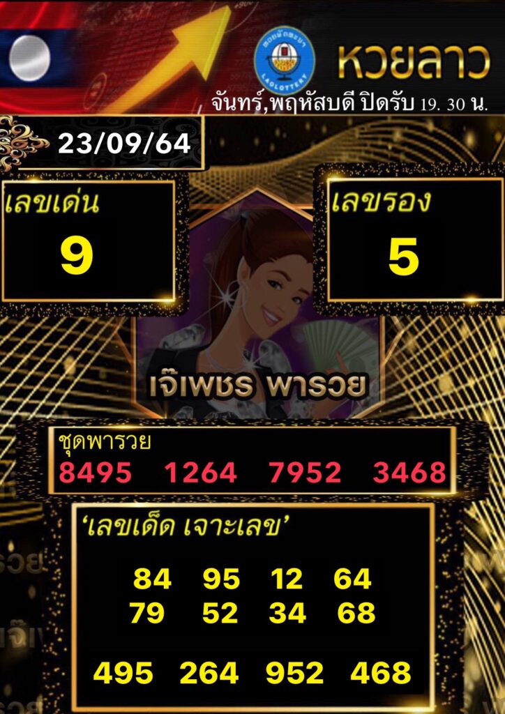 แนวทางหวยลาว 23 ก.ย. 64
