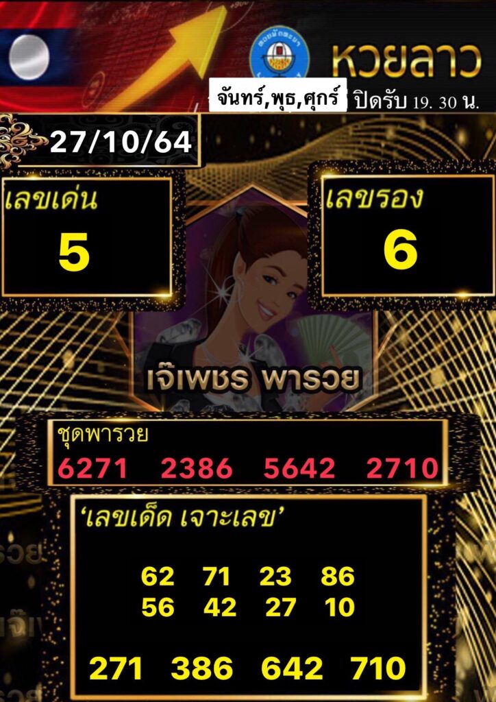 แนวทางหวยลาว 27 ต.ค. 64