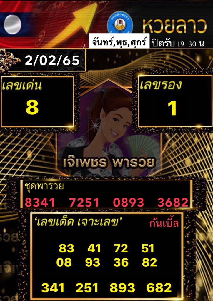 แนวทางหวยลาว 2 ก.พ. 65
