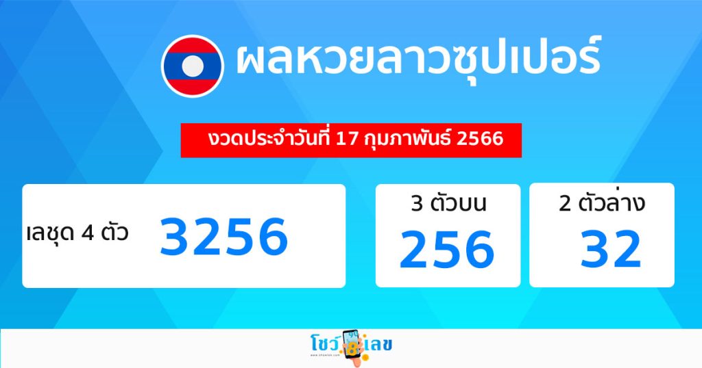 ผลหวยลาวซุปเปอร์ 17/02/66