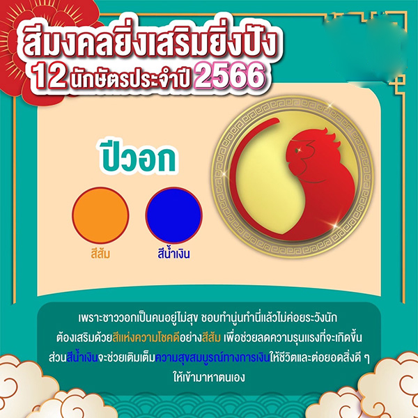 ดวงสีมงคลประจำวันเกิด