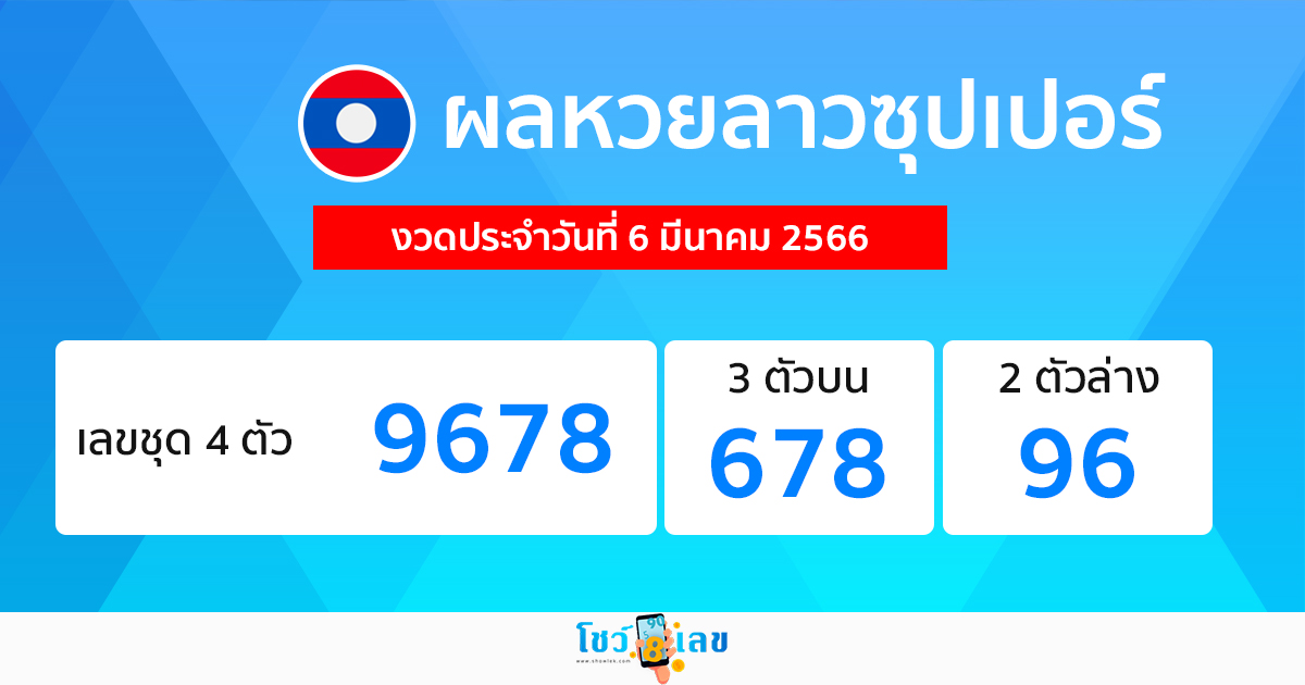 ผลหวยลาวซุปเปอร์-showlek.com