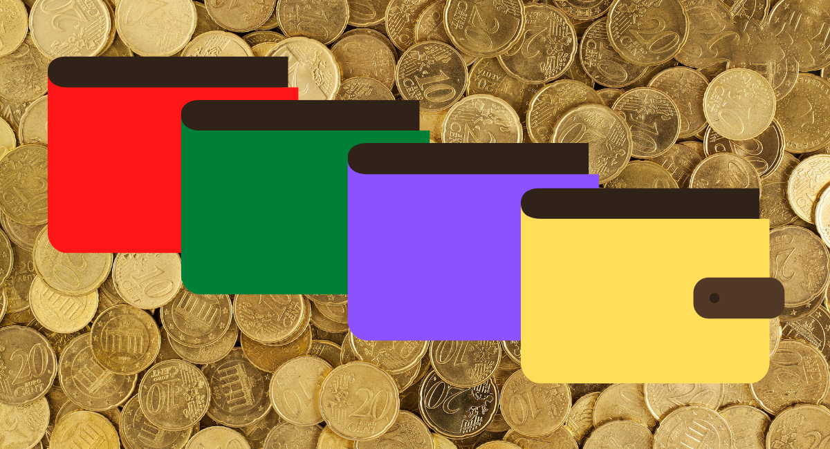 สีกระเป๋าสตางค์เสริมดวง