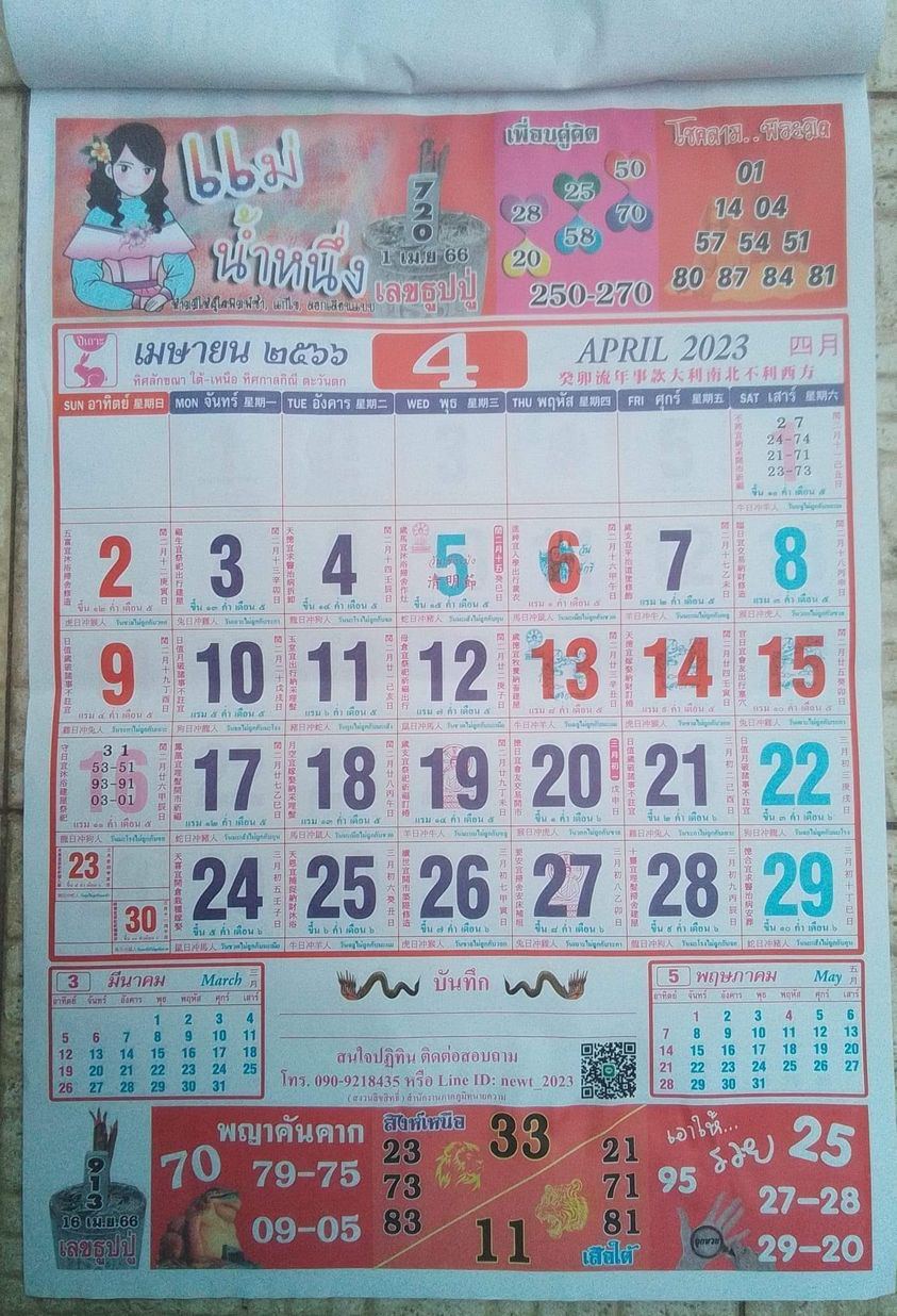 โชว์สถิติหวย