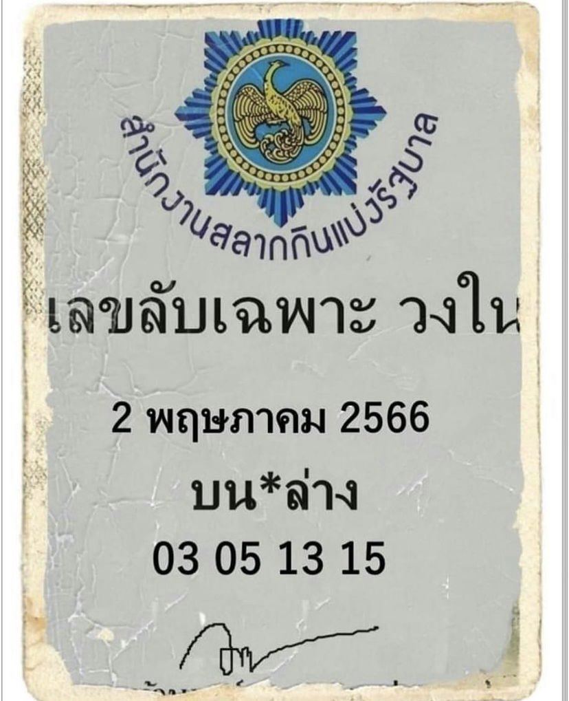 เลขเด็ดวงใน 2/05/66-showlek