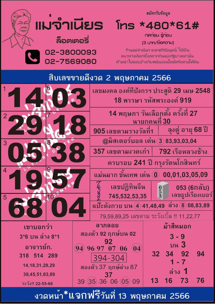 
แม่ จํา เนียร 2 5 66