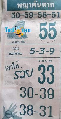 เลขพญาคันคาก