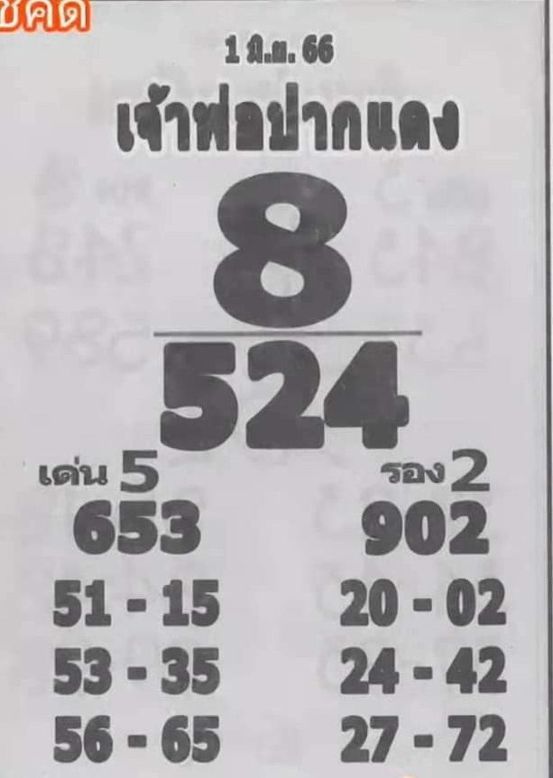 เจ้าพ่อปากแดง 1/6/2566