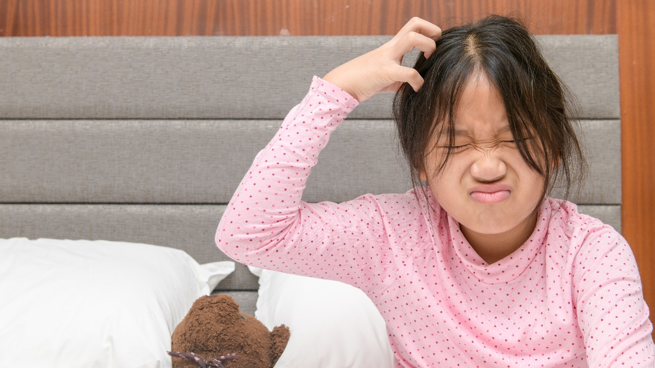 ฝันเห็นเหาบนหัว