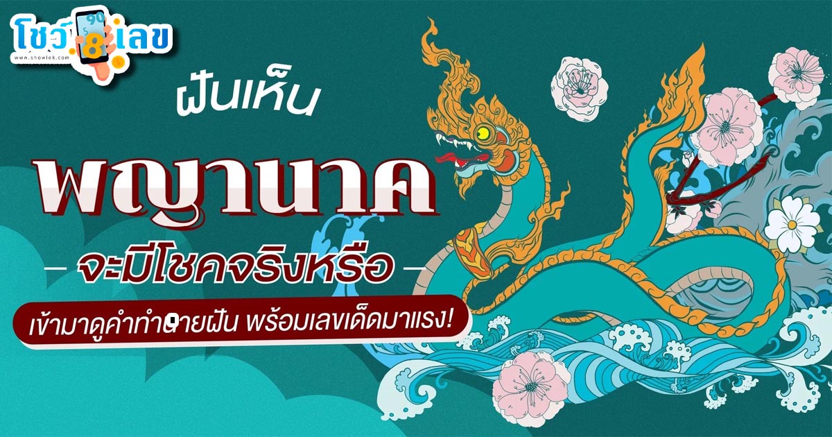 ฝันเห็นพญานาค จะมีโชคจริงหรือ เข้ามาดูคำทำนายฝัน พร้อมเลขเด็ดมาแรง!