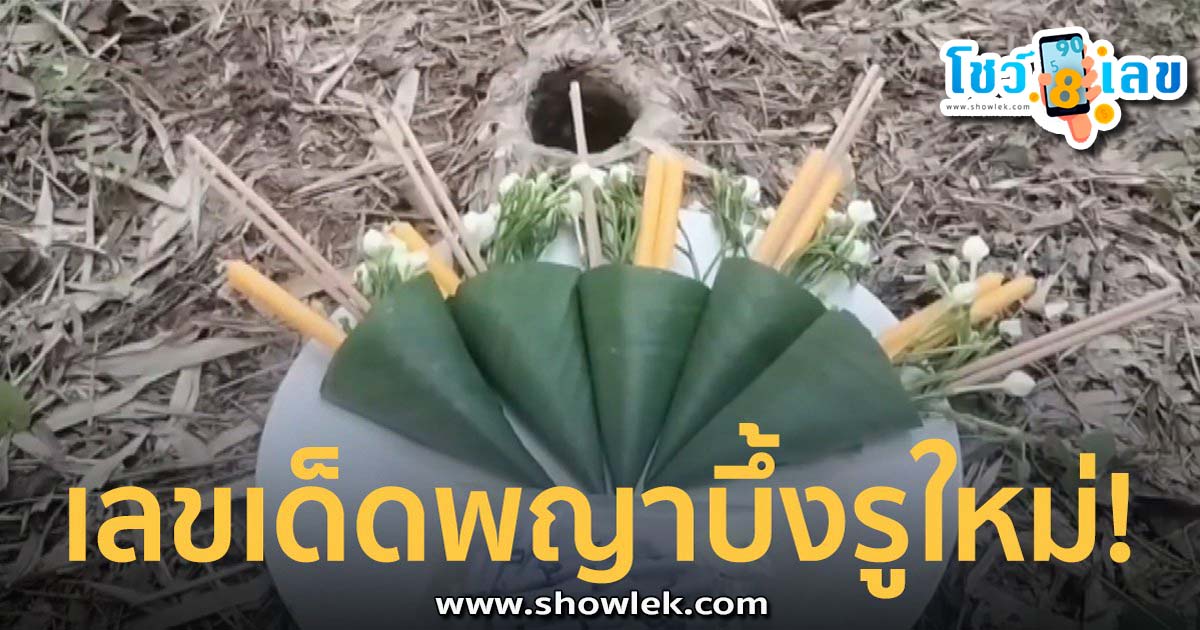 คอหวยขอโชค “พญาบึ้ง” ไม่ผิดหวังได้ “เลขเด็ด” สมใจ หลังรอลุ้นกว่า 2 ชม.