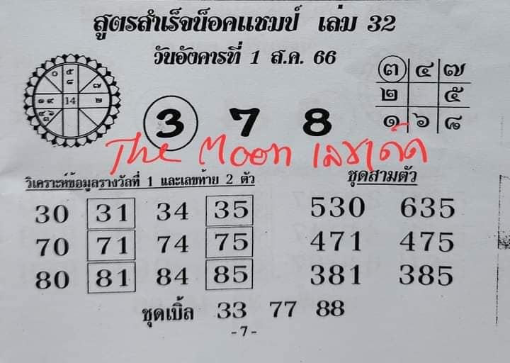 เลขน็อคแชมป์