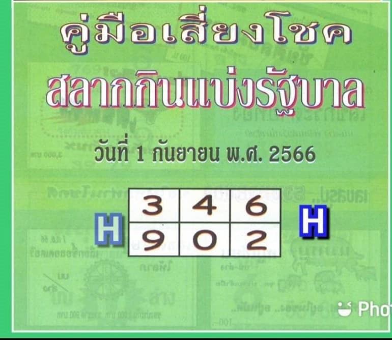 เลขคู่มือเสี่ยงโชค 1 9 66