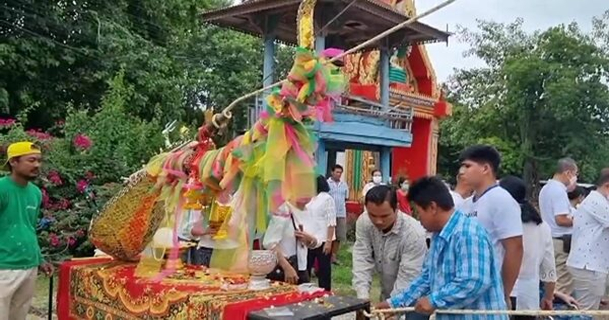 ส่องเลขเด็ดงานบุญ ยกช่อฟ้า
