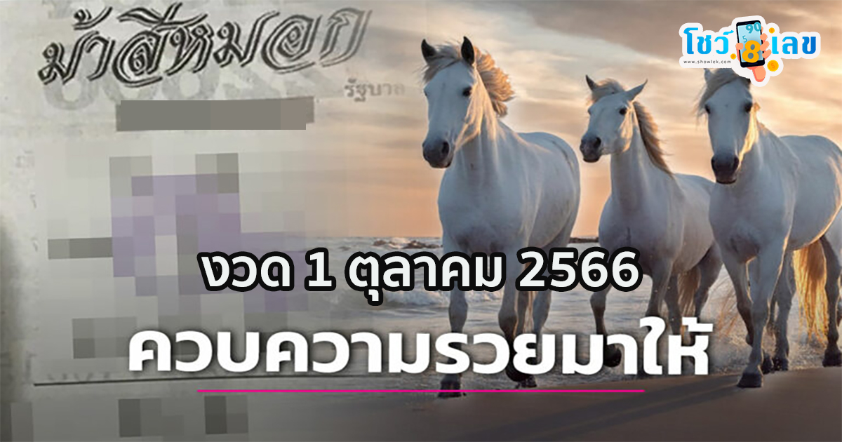 ม้าสีหมอก 1 10 66 แนวทางซื้อหวยไทยงวดนี้ เลขเด็ด เลขท้าย 2 ตัว และ 3 ตัว ที่นี่