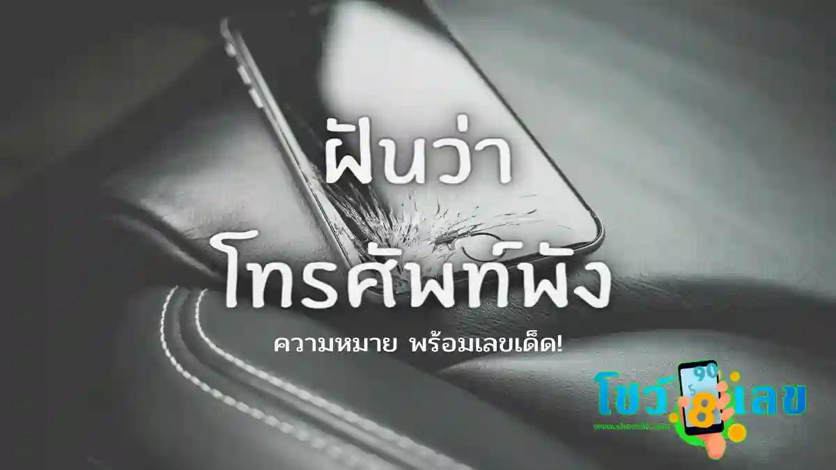 ฝันเห็นโทรศัพท์หน้าจอแตก เปิดความหมาย “ฝันว่าโทรศัพท์หน้าจอแตก” เป็นลางร้ายจริงหรือไม่? เช็คเลย