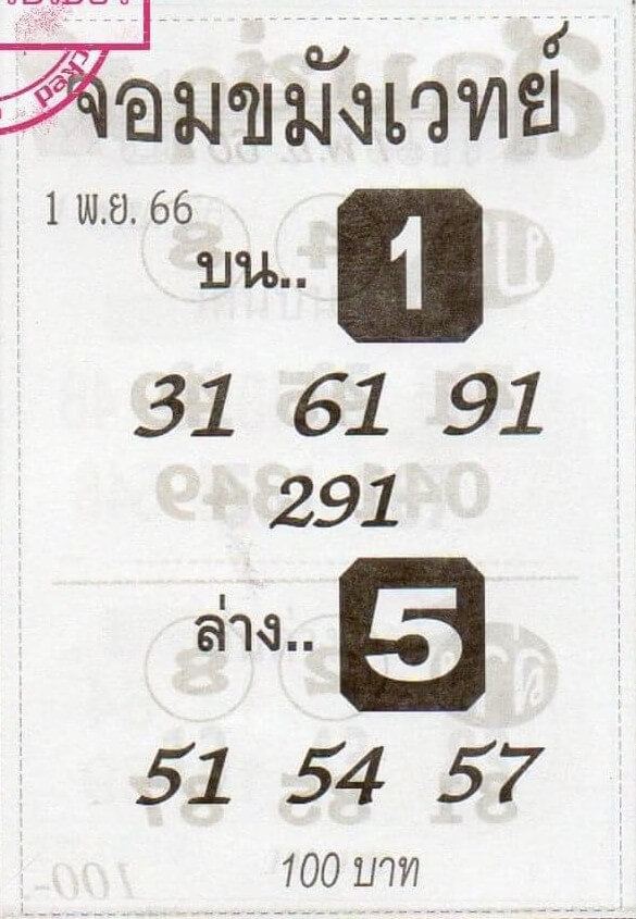 จอมขมังเวทย์ 1 11 66-''Magician 1 11 66''