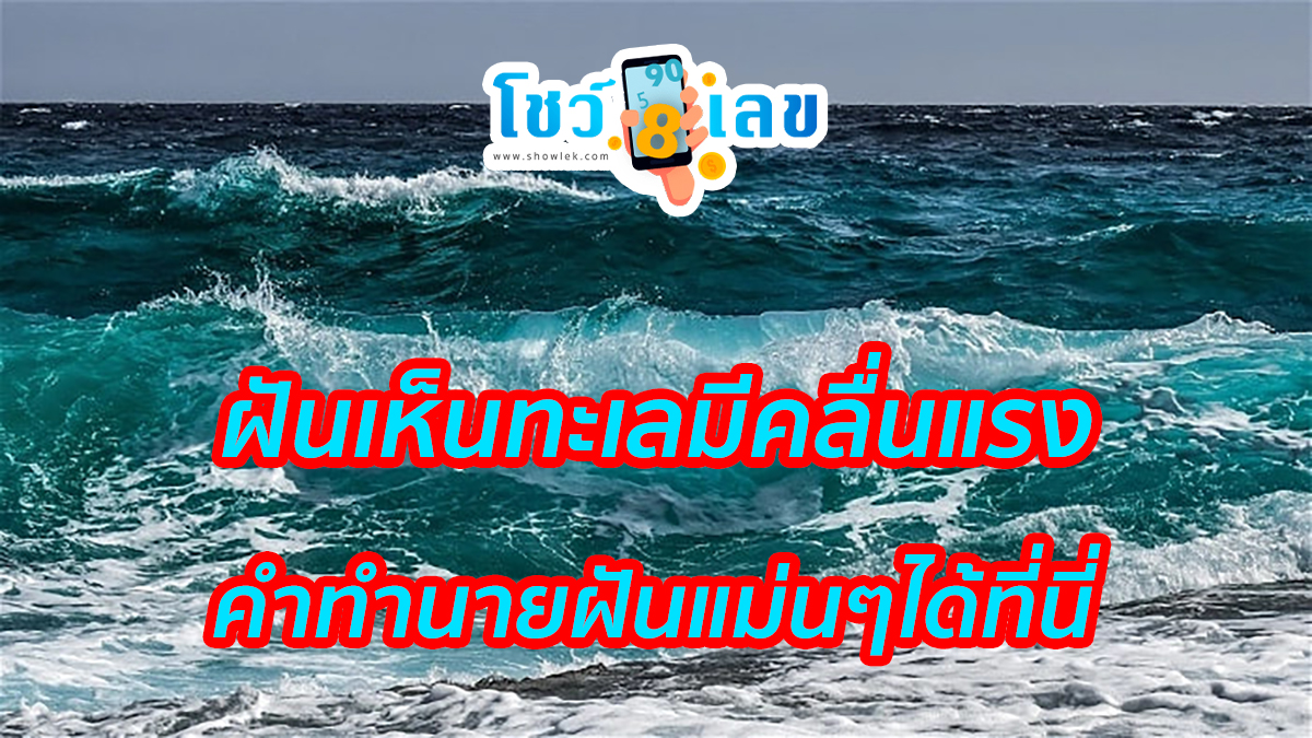 ฝันเห็นทะเลมีคลื่นแรง เปิดคำทำนายฝัน พร้อมความหมาย และเลขเด็ดนำโชค ดูคำทำนายฝันแม่นๆได้ที่นี่