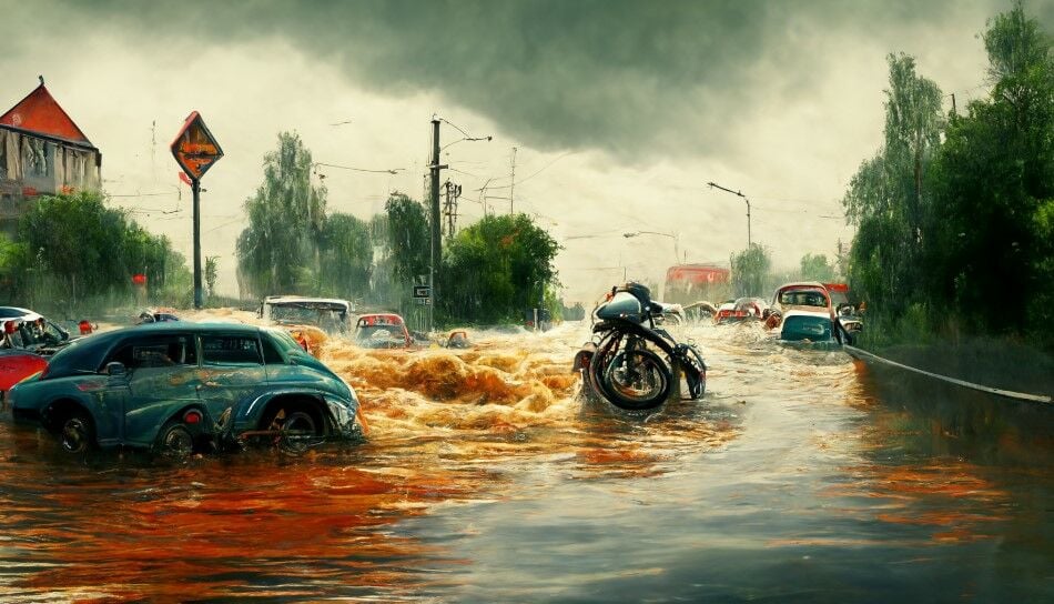 ฝันเห็นน้ำท่วม เยอะมาก - showlek