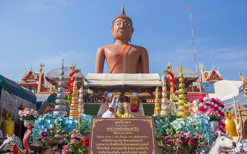 พิธีหล่อพระพุทธรูป วัดหลวงพ่อสมหวัง-"Buddha statue casting ceremony Wat Luang PorSomwang"