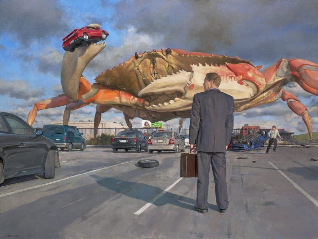 ฝันเห็นปูตัวใหญ่สีแดง - "Dream of seeing a big red crab"