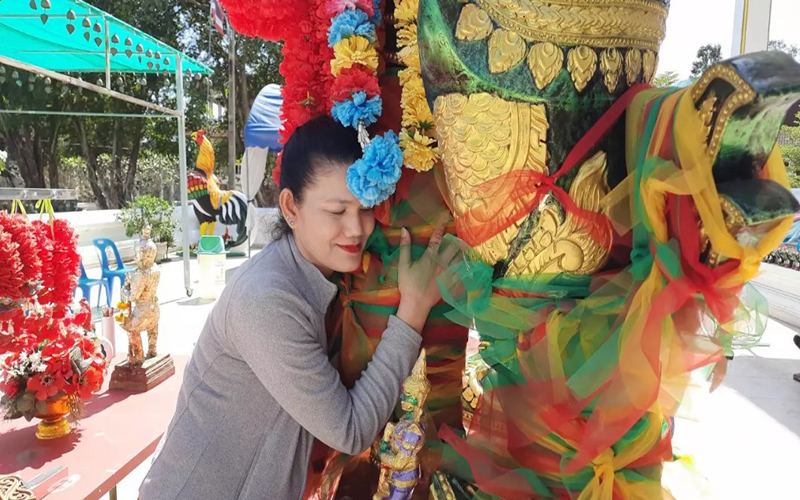 มาแก้บน ท้าวเวสสุวรรณ-ไอ้ไข่-"Come to pay your vows to Thao Wessuwan-Ai-Khai"