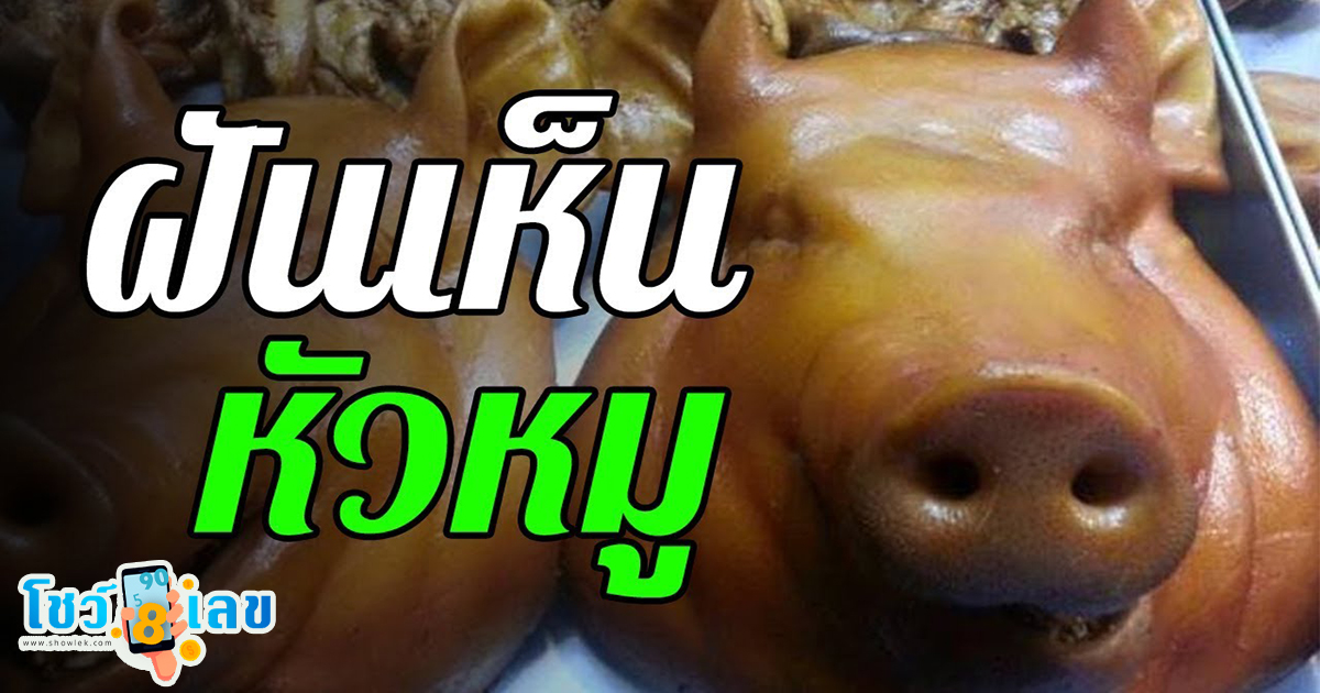 ฝันเห็นหัวหมู 9 หัว ทำนายฝัน พร้อมเลขเด็ดนำโชค ฝันเห็นหัวหมู ติดตามที่นี่ได้เลย