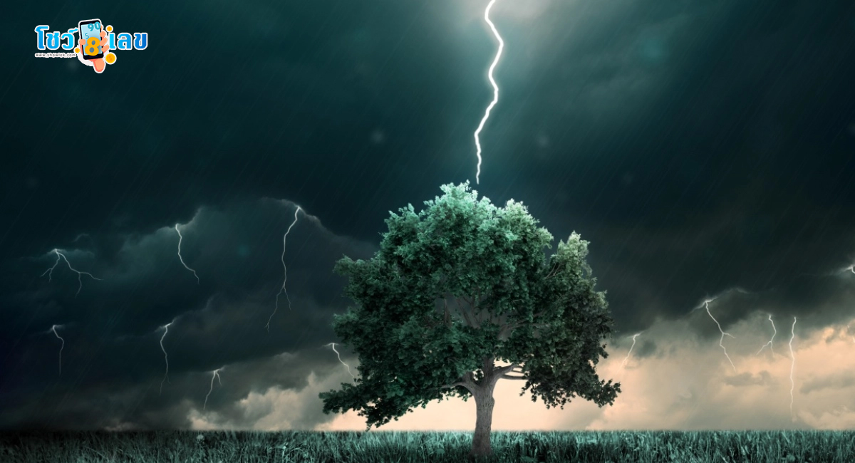ฝันว่าฟ้าผ่าใกล้ตัวเอง - "Dreaming that lightning strikes near you"