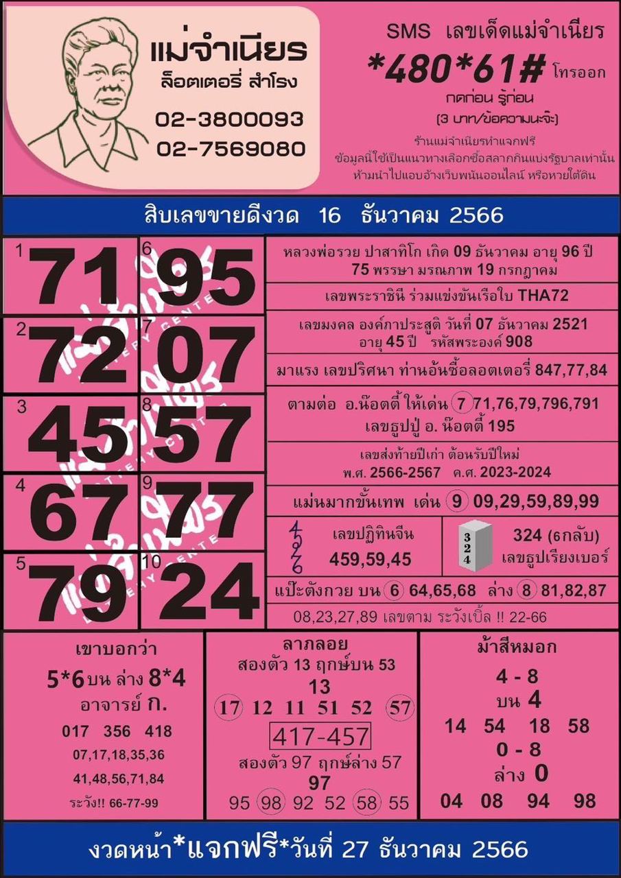 แม่จำเนียร 16 12 66-"Mae Chamnian"