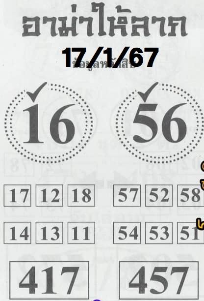 อาม่าให้ลาถ 17 01 67-"Grandma gives leave 17 01 67"