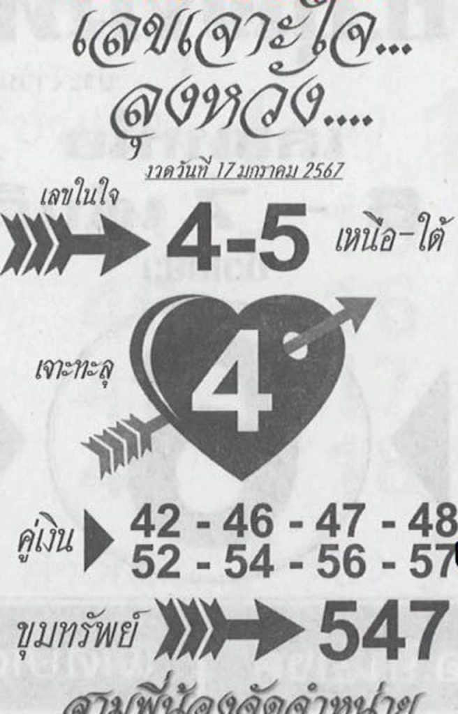 เลขเจาะใจลุงหวัง - "Uncle Wang's heart-breaking number"