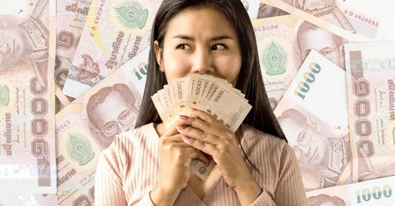 ฝันว่าได้จับเงินแบงค์1000 -"Dreamed of holding a 1000 baht bill"
