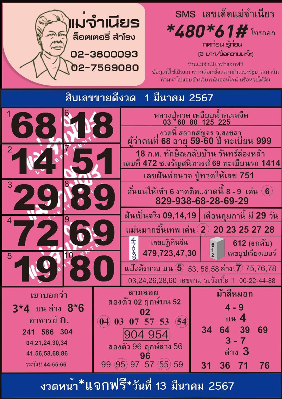 แม่จำเนียร 1 03 67 - "Mae Chamnian 1 03 67"