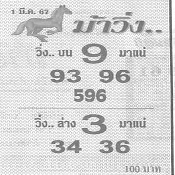 ม้าวิ่ง -"Running horse"