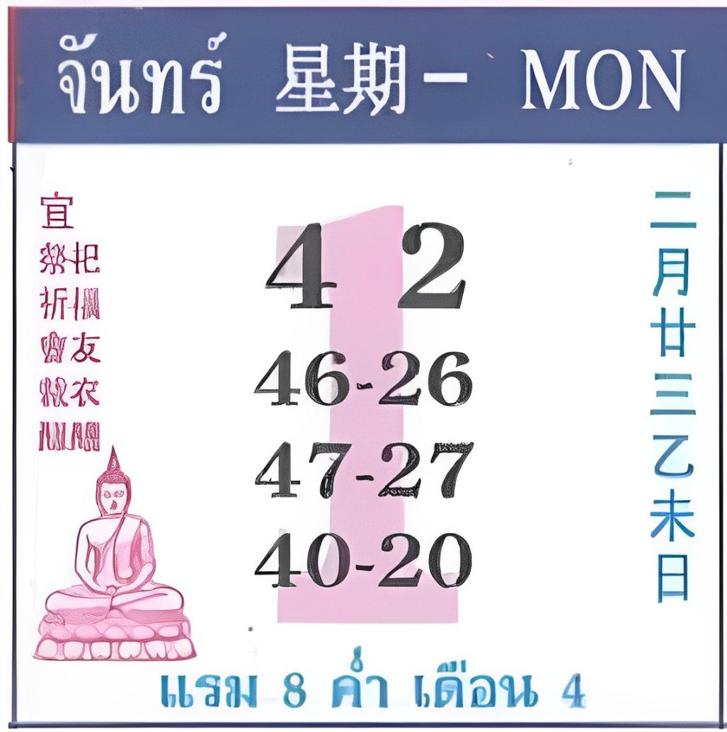 เลขปฏิทิน 1 4 67 -"Calendar number 1 4 67"