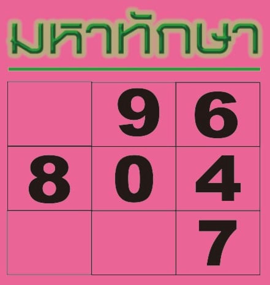หวยมหาทักษา-''Mahataksa lottery''
