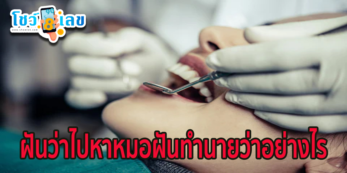 ฝันว่าไปหาหมอฟัน ทำนายว่าอย่างไร? พร้อมตีเลขเด็ด ตามความฝัน ดูคำทำนาย แม่น ๆ ได้ที่นี่ showlek