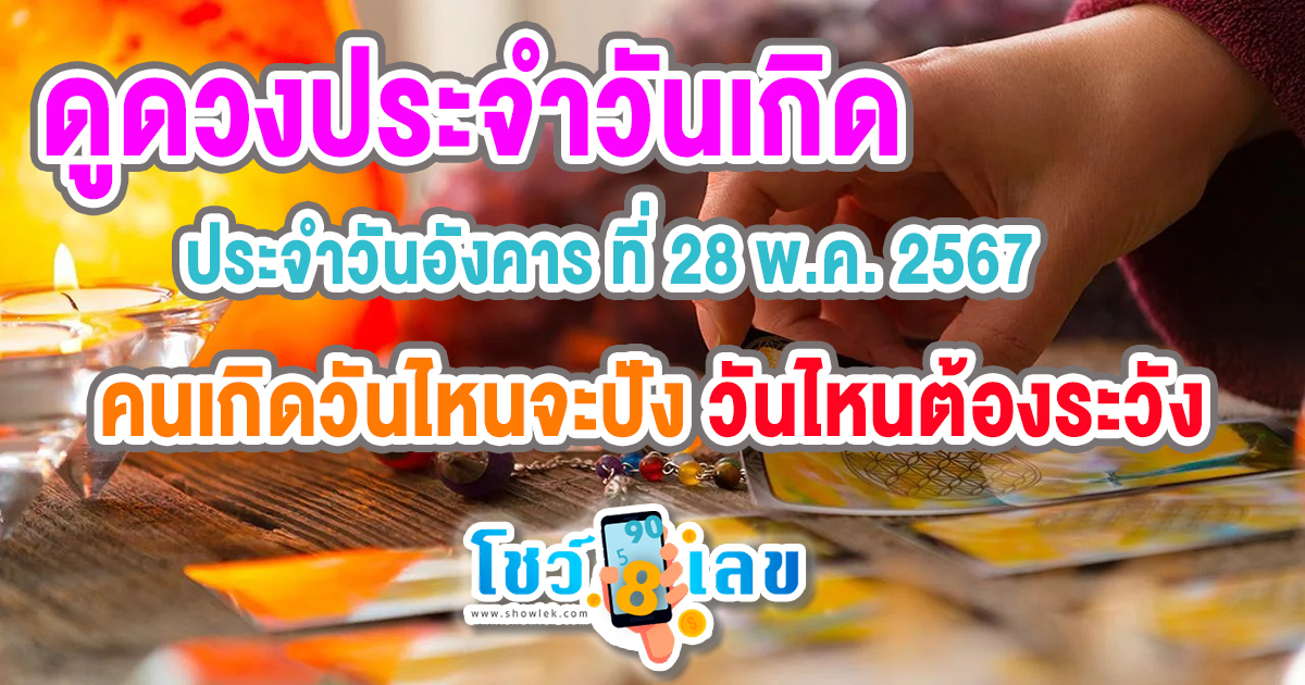 ดูดวงรายวัน 28/05/67 - "Birth horoscope"