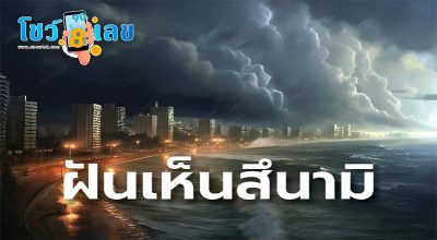 ฝันเห็นคลื่นสึนามิใหญ่มาก-"Dreamed of seeing a very large tsunami wave."
