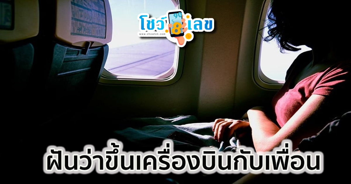 ฝันว่าขึ้นเครื่องบินกับเพื่อน-"Dreaming about getting on a plane with friends"