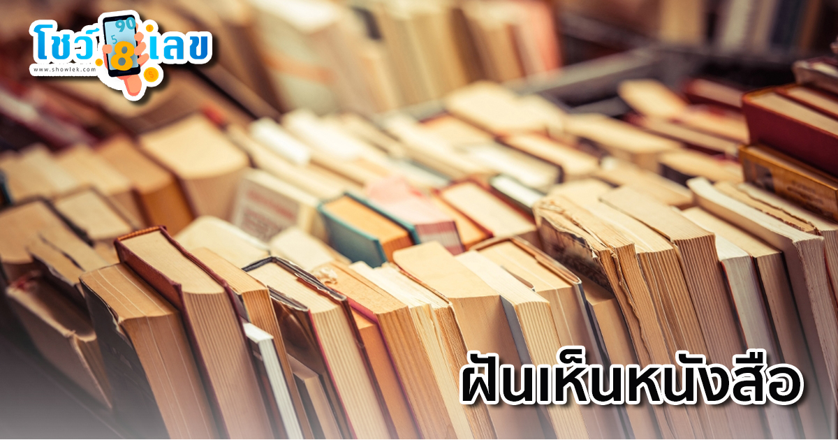 ฝันเห็นหนังสือ ทำนายว่าอย่างไร? พร้อมตีเลขเด็ด ตามความฝัน ดูคำทำนาย แม่น ๆ ได้ที่นี่ showlek