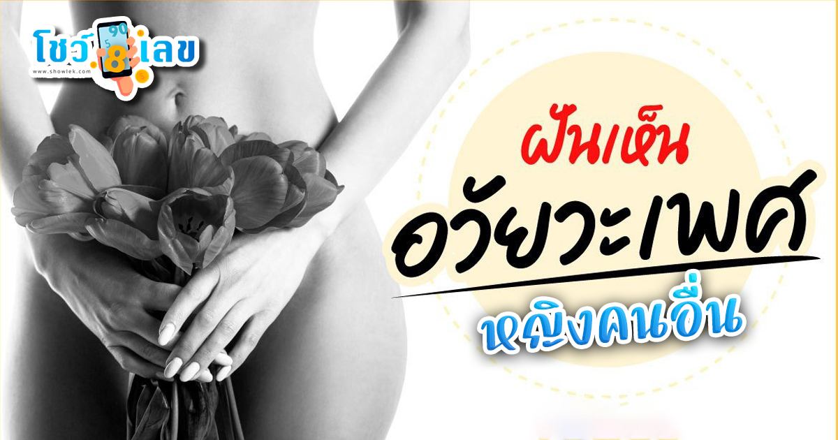 ฝันเห็นอวัยวะเพศหญิงคนอื่น ทำนายว่าอย่างไร? พร้อมตีเลขเด็ด ตามความฝัน ดูคำทำนาย แม่น ๆ ได้ที่นี่ โชว์เลข