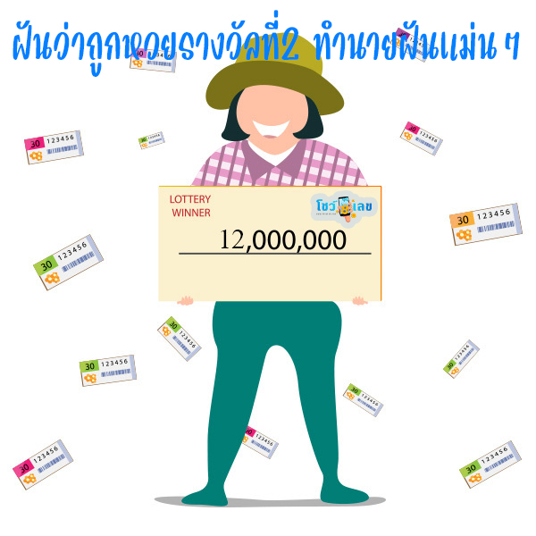 ฝันว่าถูกลอตเตอรี่รางวัลใหญ่-"Dreaming of winning a big lottery prize"