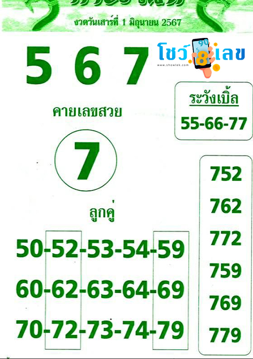 เลขคำชะโนด 1 6 67-"Khamchanot number 1 6 67"