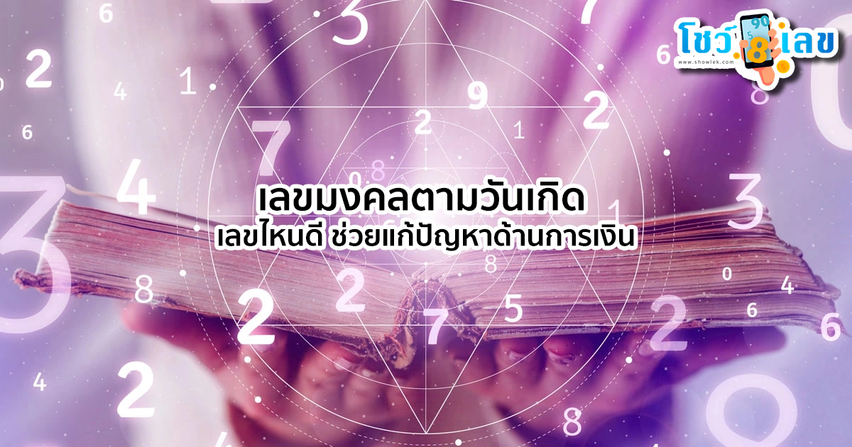 เลขมงคลตามวันเกิด 2567-"Lucky number according to birth date 2024"