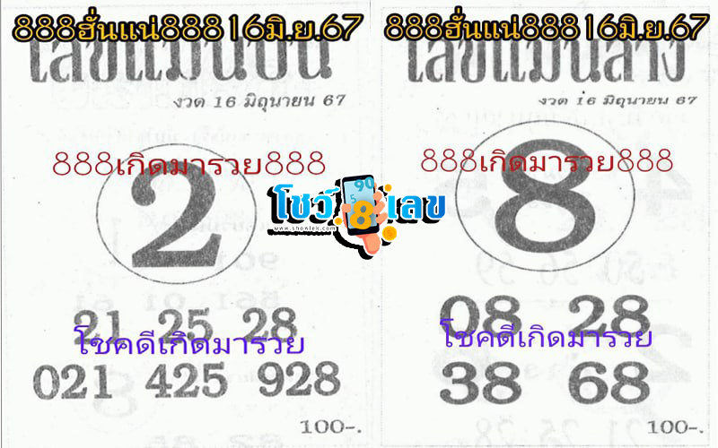 เลขบนเลขล่าง 16 6 67-"Top number, bottom number"