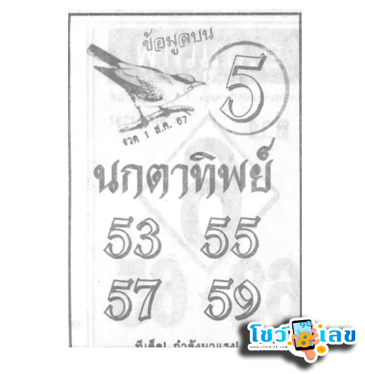 นกตาทิพย์ 1 8 67 - "Nok Ta Thip 1 8 67"